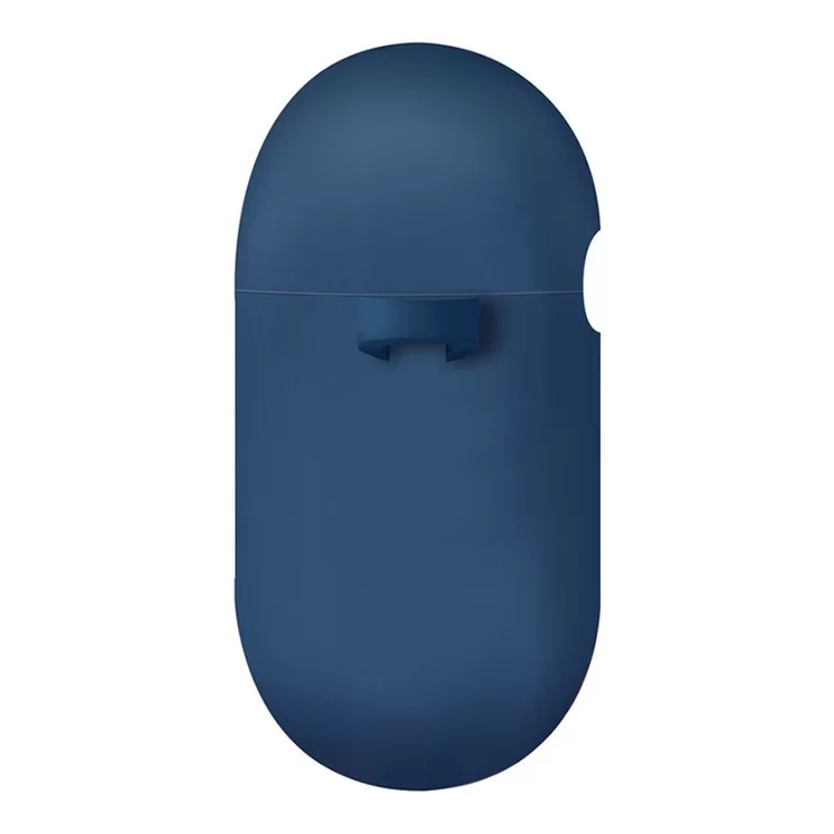 Чехол Uniq NEXO Liquid Silicone с карабином и спортивными крючками для AirPods 4 Тихоокеанский синий