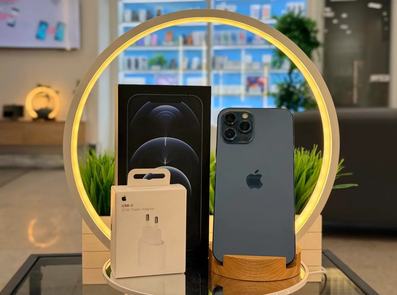 Смартфон Apple iPhone 12 Pro Max, Тихоокеанский синий, 256 ГБ / 3602*