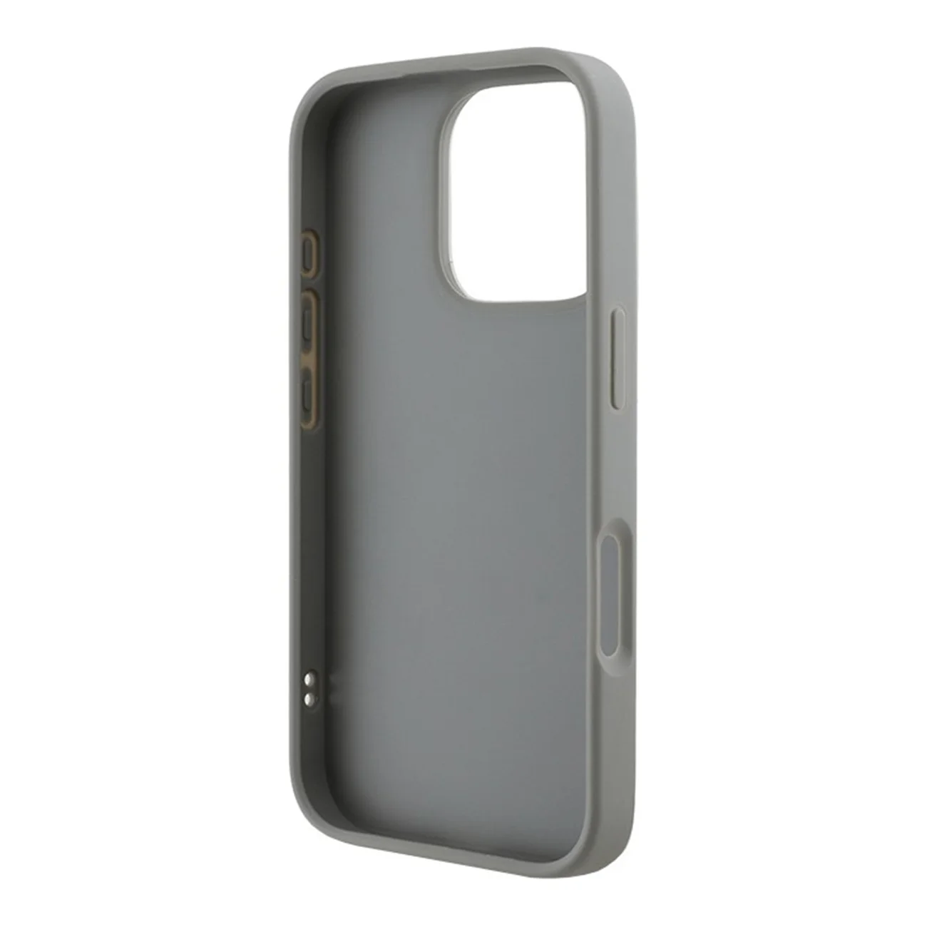 Чехол Guess PU Quilted with Script Metal Logo Hard Grey для iPhone 16 Pro Max Чехол Guess PU Quilted with Script Metal Logo Hard Grey для iPhone 16 Pro Max