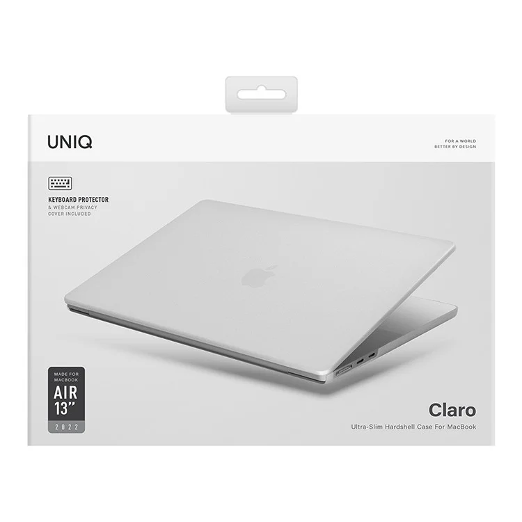 Чехол Uniq HUSK Pro Claro для MacBook Air 13 (2022 M2) Матовый прозрачный Чехол Uniq HUSK Pro Claro для MacBook Air 13 (2022 M2) Матовый прозрачный