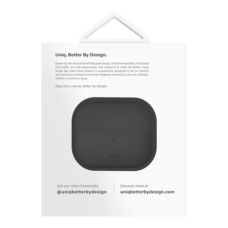Чехол Uniq LINO Liquid Silicone для AirPods 4 Серый Чехол Uniq LINO Liquid Silicone для AirPods 4 Серый