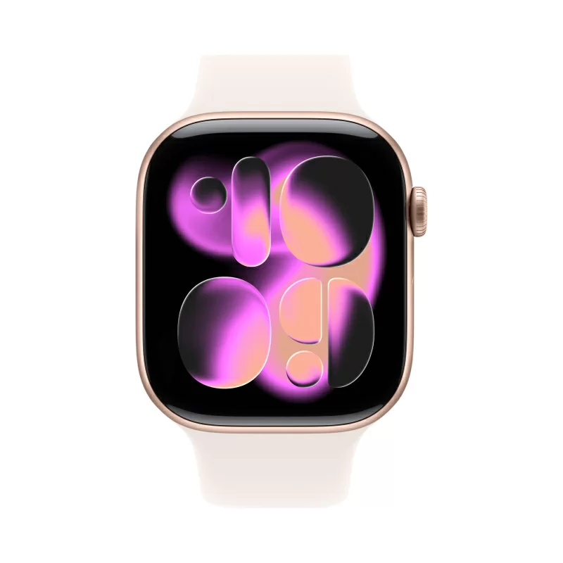 Смарт-часы Apple Watch Series 11, 42 мм, Rose Gold (розовое золото), GPS + Cellular