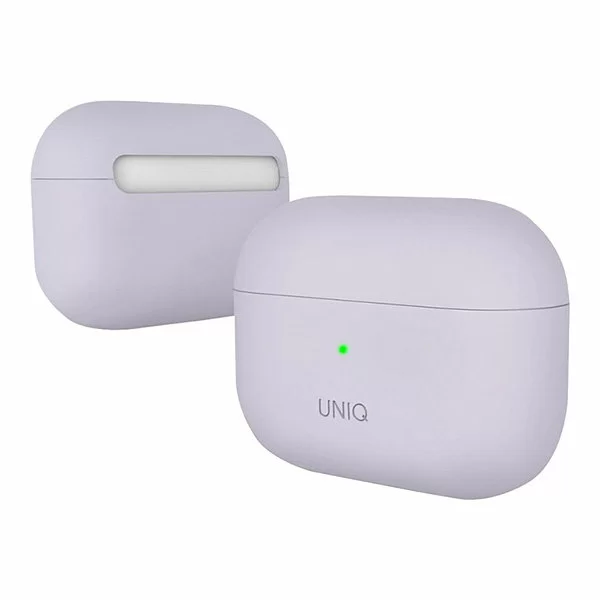Чехол Uniq LINO Liquid Silicone для AirPods Pro Фиолетовый