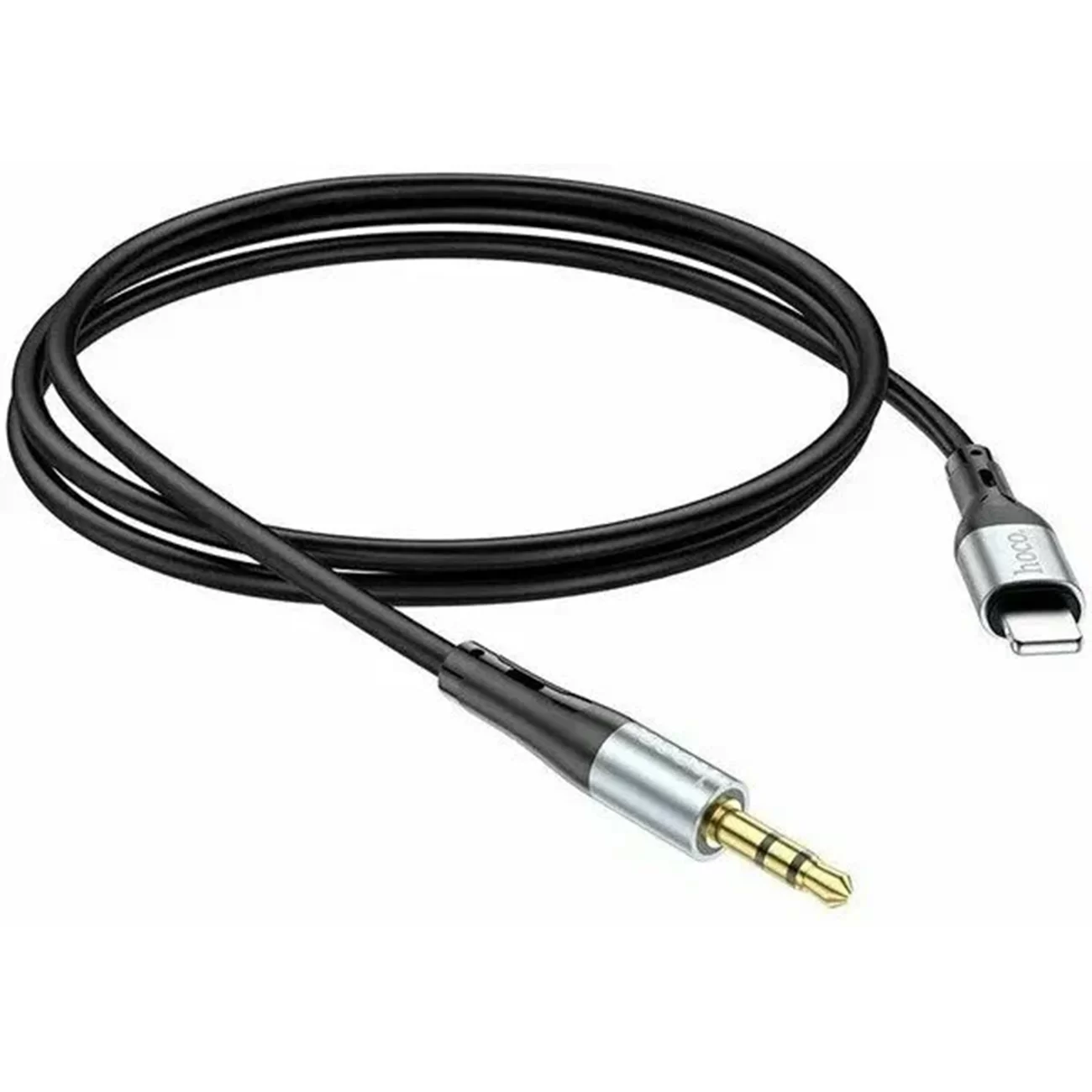 Кабель Hoco UPA22, Lightning 3,5 мм AUX, 1 м, чёрный