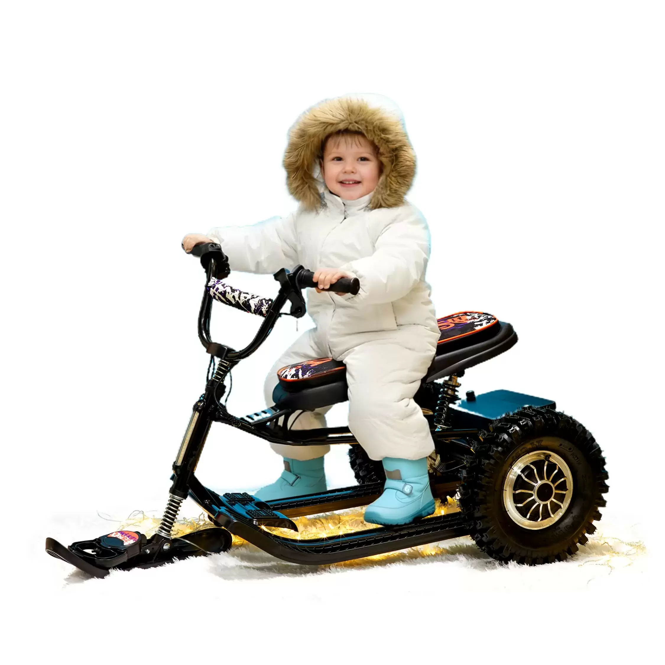 Снегокат электрический iBrat S2, Черный