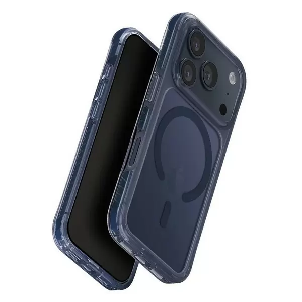 Чехол Uniq Combat для Apple iPhone 17, Mist Blue (дымчато-синий), MagSafe