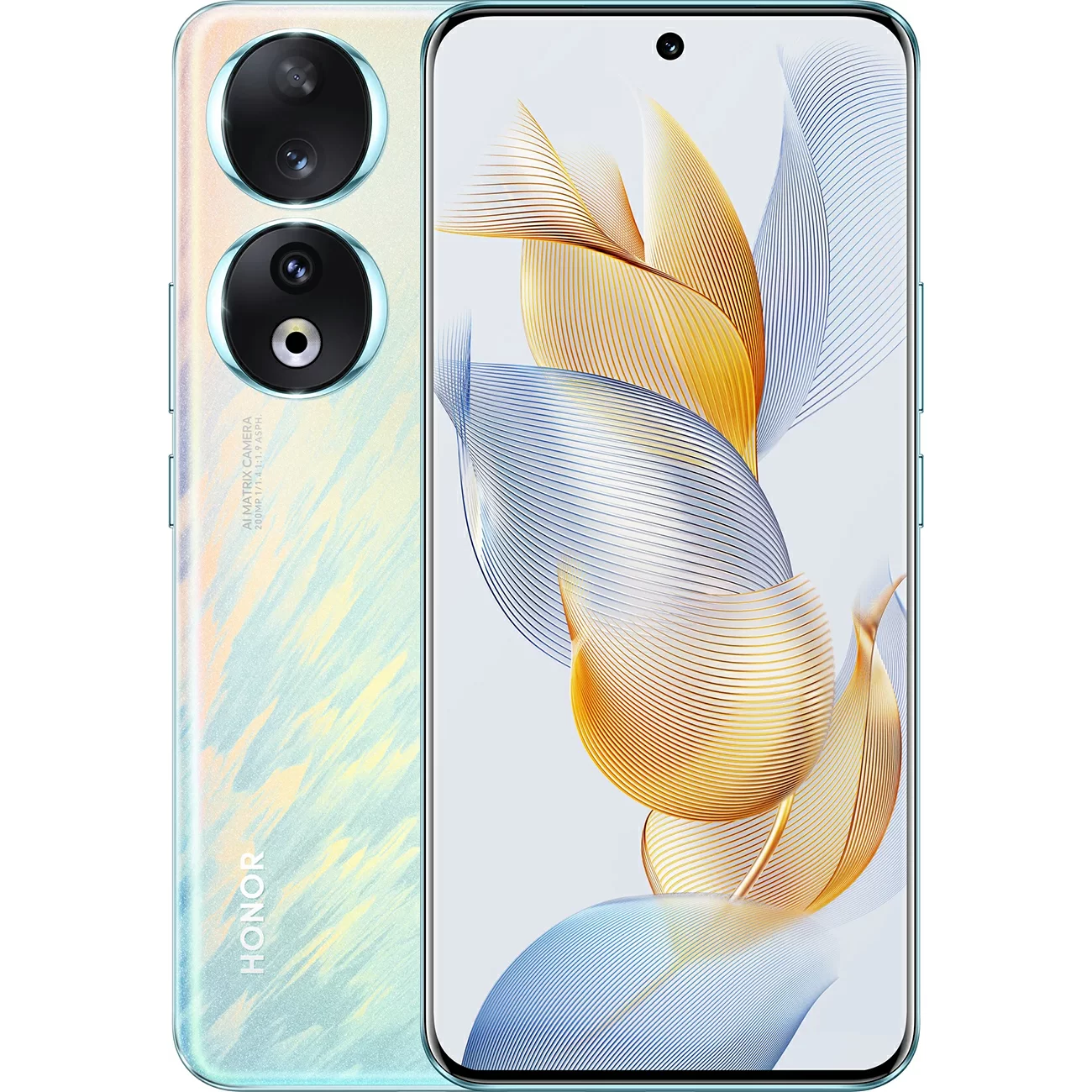 Смартфон Honor 90, 16/512 ГБ, голубой павлин