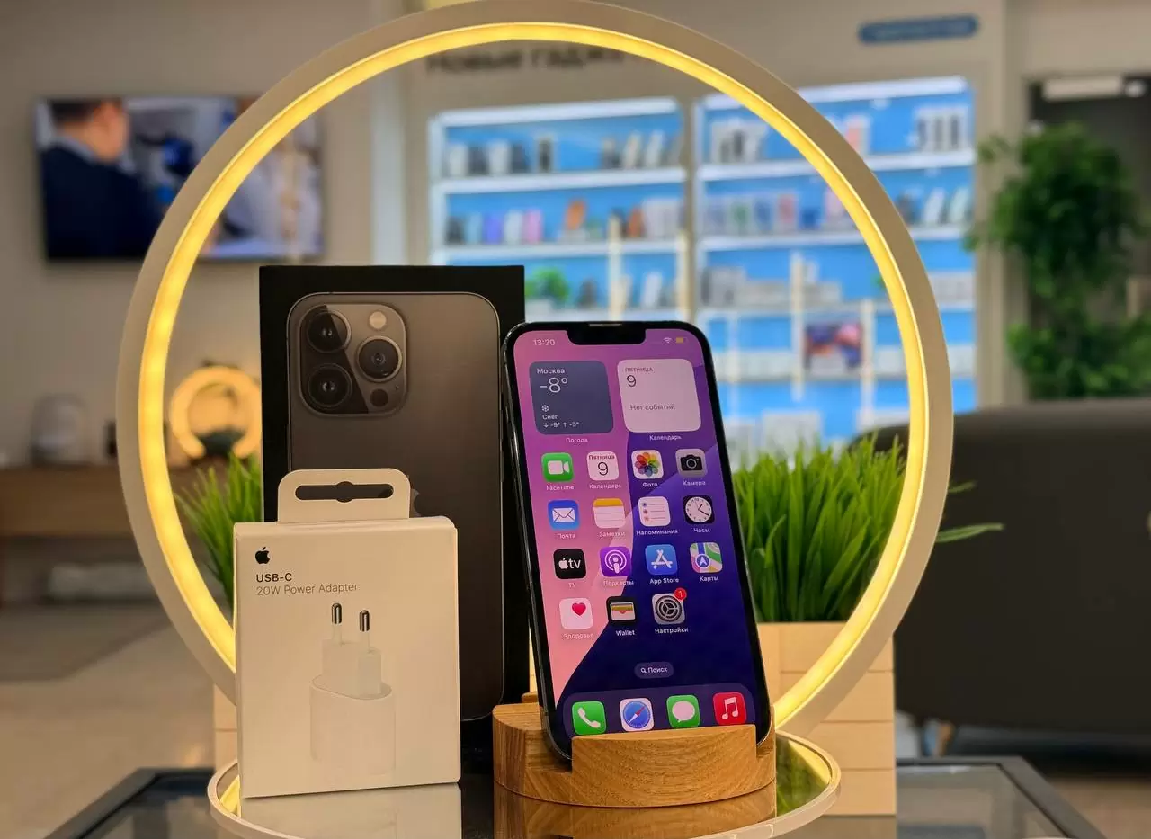 Смартфон Apple iPhone 13 Pro, Графитовый, 128 ГБ / 3474*