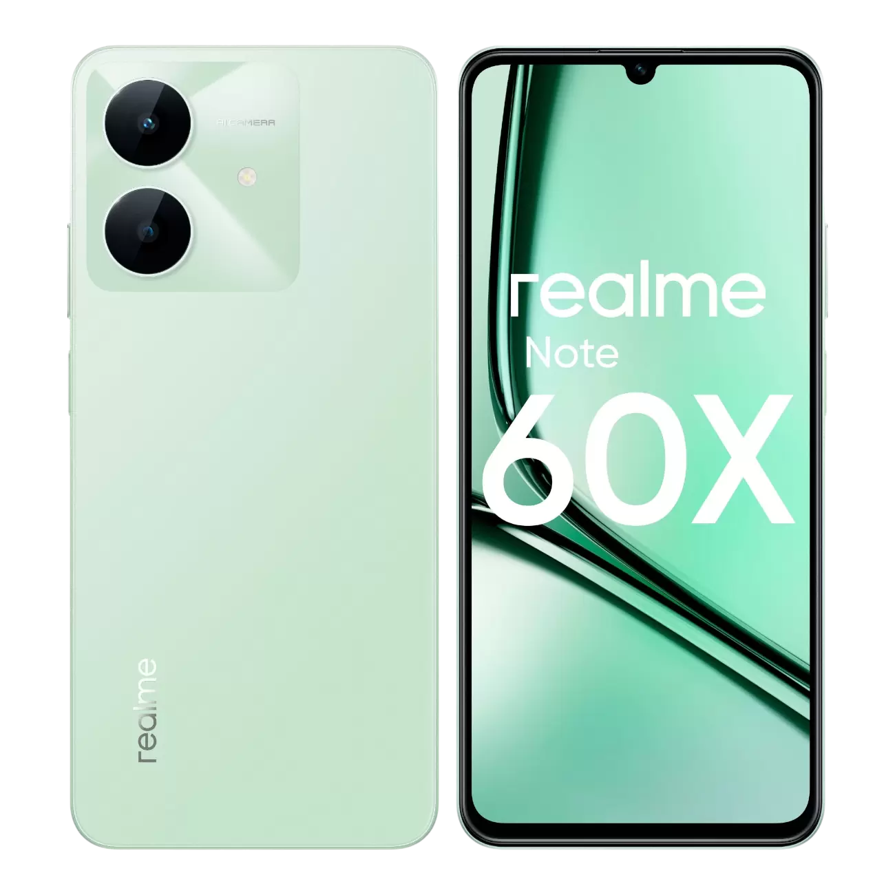 Смартфон Realme Note 60X, 4/128 ГБ, Green (зелёный)