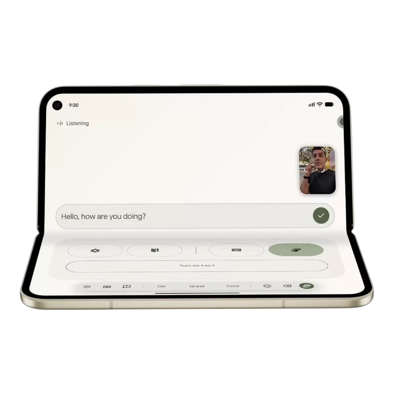 Смартфон Google Pixel 11 Pro Fold, 16/256 ГБ, Olive (оливковый)