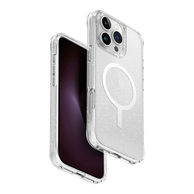 Чехол Uniq LifePro Xtreme Tinsel для iPhone 16 Pro Max Серебристый блеск (MagSafe) Чехол Uniq LifePro Xtreme Tinsel для iPhone 16 Pro Max Серебристый блеск (MagSafe)