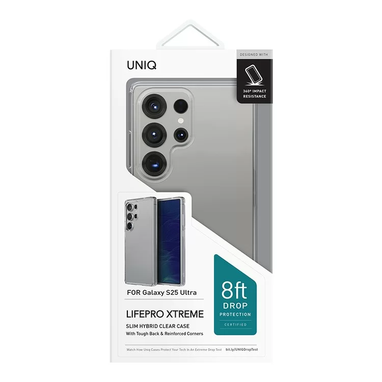 Чехол Uniq LifePro Xtreme для Galaxy S25 Ultra Прозрачный Чехол Uniq LifePro Xtreme для Galaxy S25 Ultra Прозрачный
