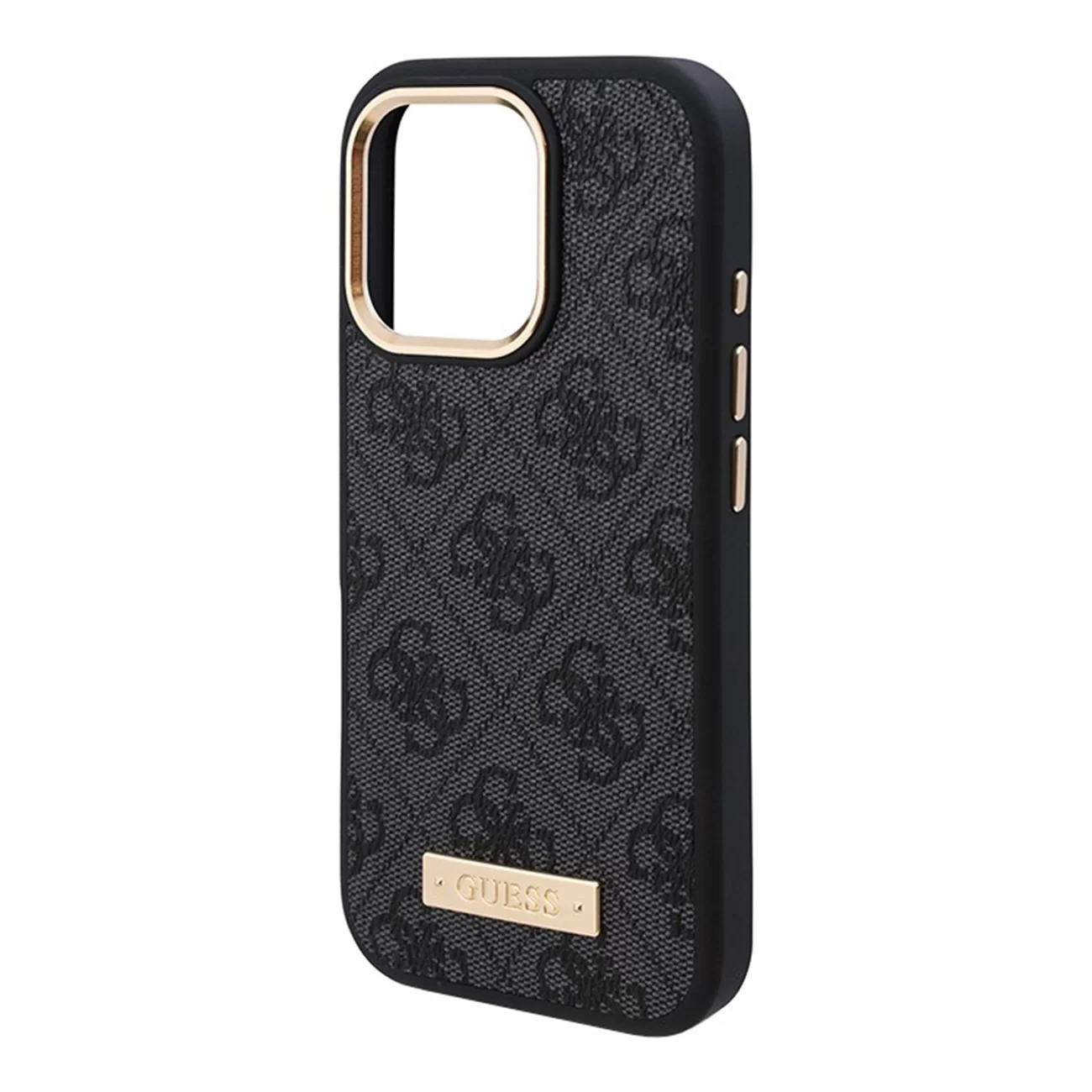 Чехол Guess PU 4G with Round Patch Metal Logo Hard Black (MagSafe) для iPhone 16 Pro Max Чехол Guess PU 4G with Round Patch Metal Logo Hard Black (MagSafe) для iPhone 16 Pro Max