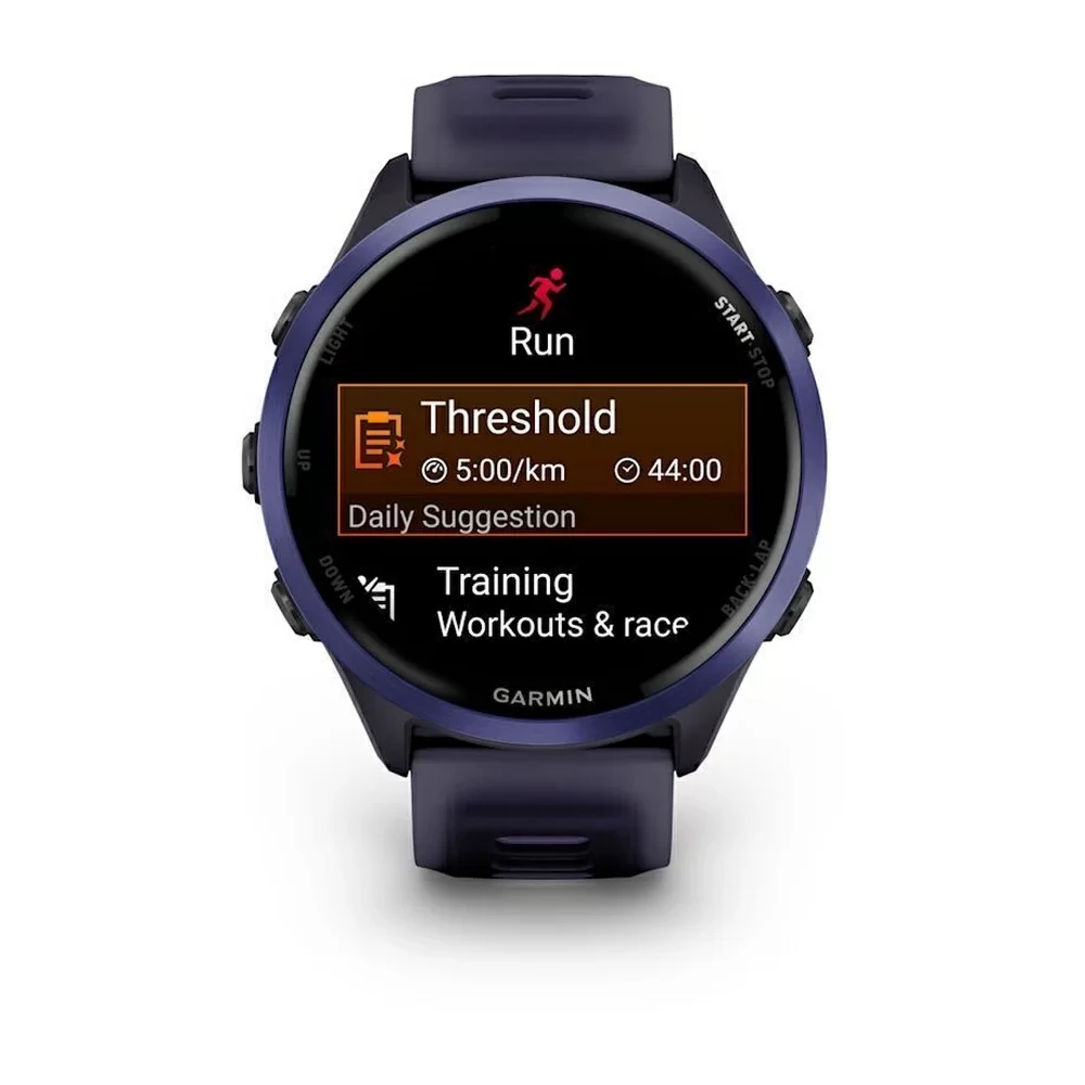 Спортивные часы Garmin Forerunner 570, 47 мм, AIndigo Aluminum Translucent Imperial Purple / Indigo (Индиго)
