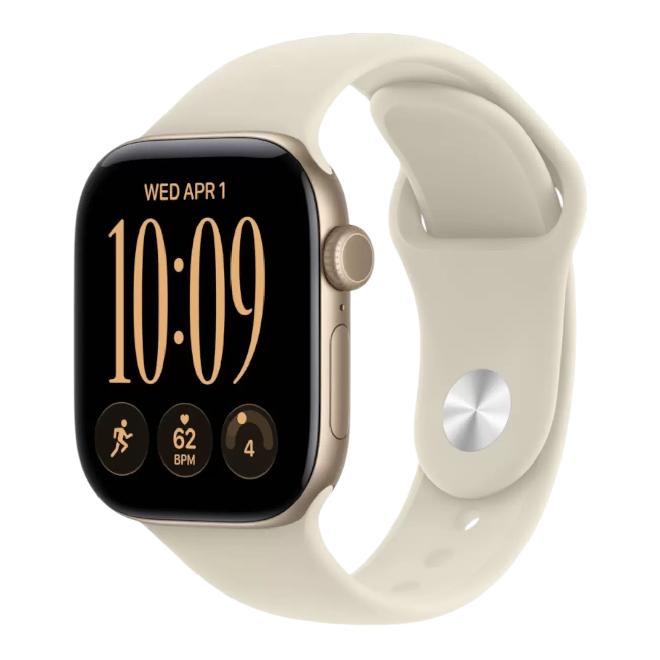 Умные часы Apple Watch Series 12 Aluminum Light Gold, 46мм
