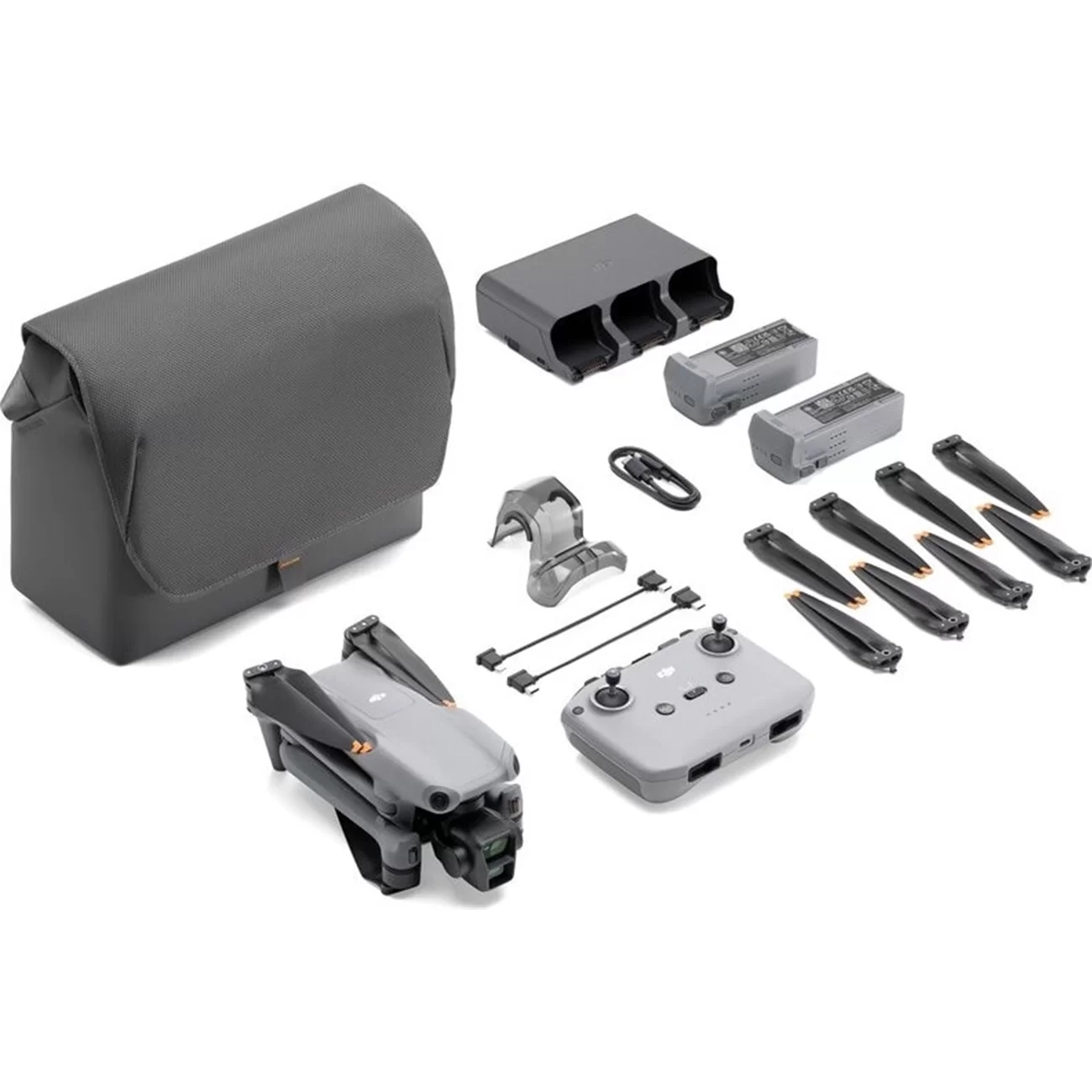 Квадрокоптер DJI Air 3 Fly More Combo, пульт DJI RC-N2 Квадрокоптер DJI Air 3 Fly More Combo, пульт DJI RC-N2