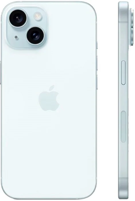 Смартфон Apple iPhone 15, Dual: nano SIM + eSIM, 256 ГБ, Голубой