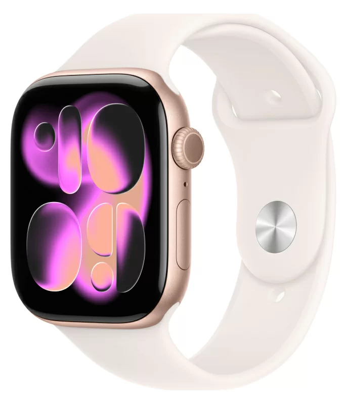 Смарт-часы Apple Watch Series 11, 42 мм, Rose Gold (розовое золото), GPS + Cellular