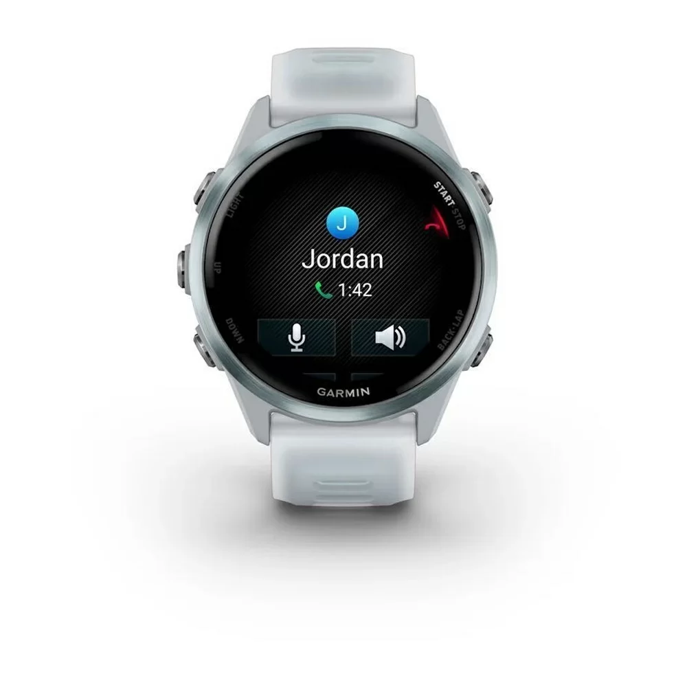 Спортивные часы Garmin Forerunner 570, 42 мм, Cloud Blue Aluminum Translucent Whitestone / Cloud Blue (Облачно голубой)