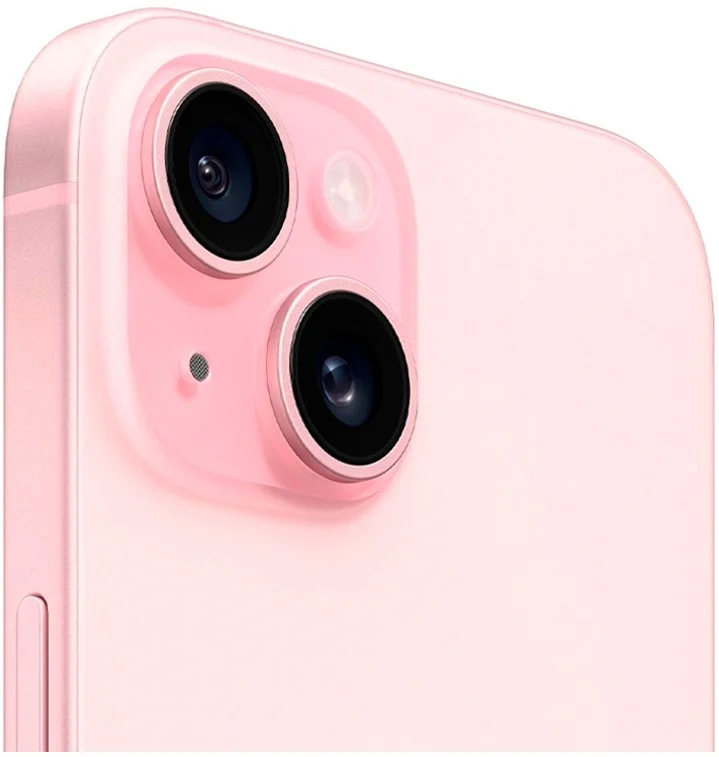Смартфон Apple iPhone 15, Dual: nano SIM + eSIM, 256 ГБ, розовый