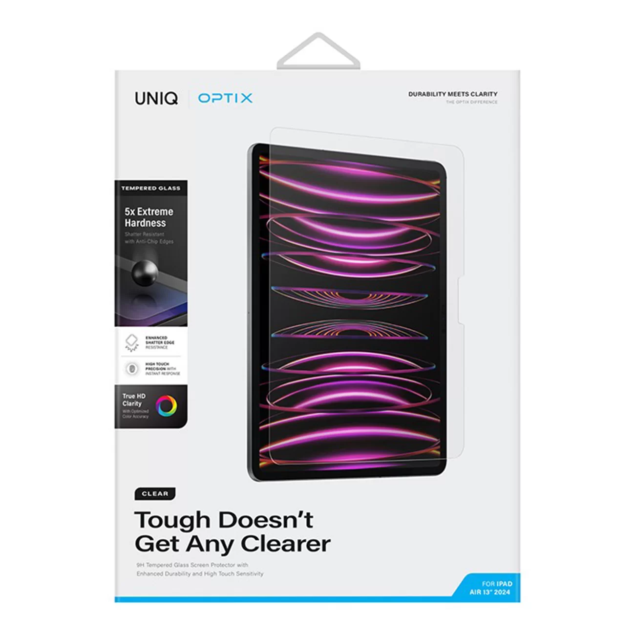 Стекло защитное Uniq для iPad Air 13 (2024) OPTIX Clear (+installer) Стекло защитное Uniq для iPad Air 13 (2024) OPTIX Clear (+installer)