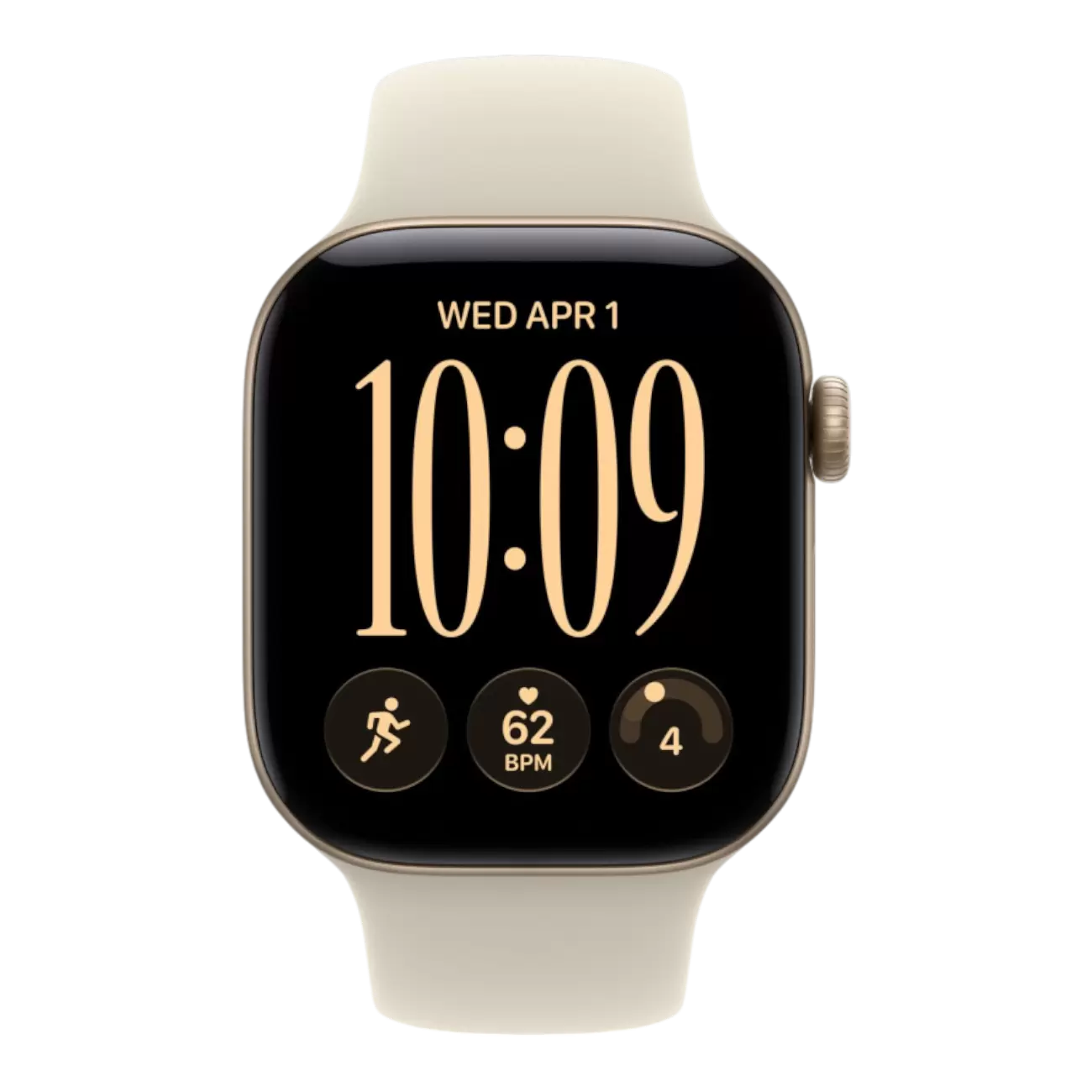 Умные часы Apple Watch Series 12 Aluminum Light Gold, 46мм