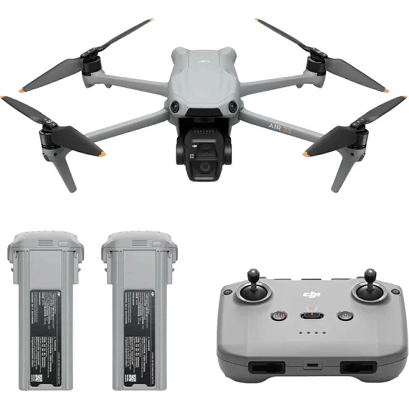Квадрокоптер DJI Air 3S Fly More Combo, пульт DJI RC-N3 Квадрокоптер DJI Air 3S Fly More Combo, пульт DJI RC-N3