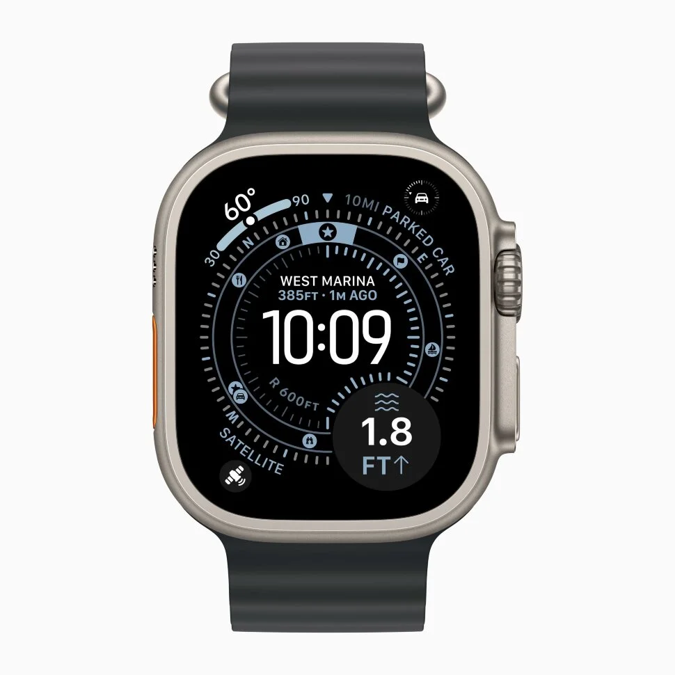 Смарт-часы Apple Watch Ultra 3, 49 мм, ремешок Ocean Band, Натуральный титан / Natural Titanium Смарт-часы Apple Watch Ultra 3, 49 мм, ремешок Ocean Band, Натуральный титан / Natural Titanium