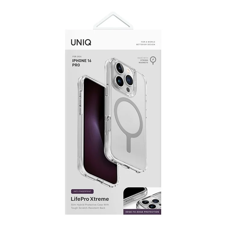 Чехол Uniq LifePro Xtreme для iPhone 16 Pro Прозрачный Чехол Uniq LifePro Xtreme для iPhone 16 Pro Прозрачный