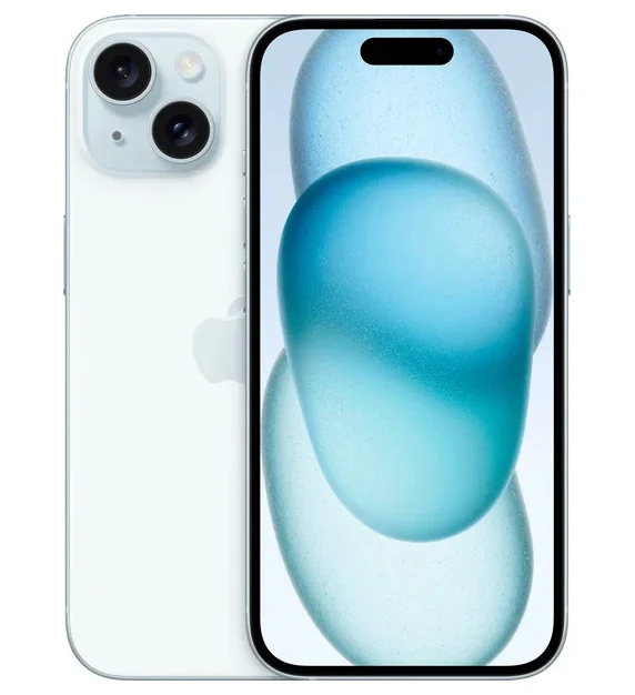 Смартфон Apple iPhone 15 Plus, Dual: nano SIM + eSIM, 256 ГБ, Голубой