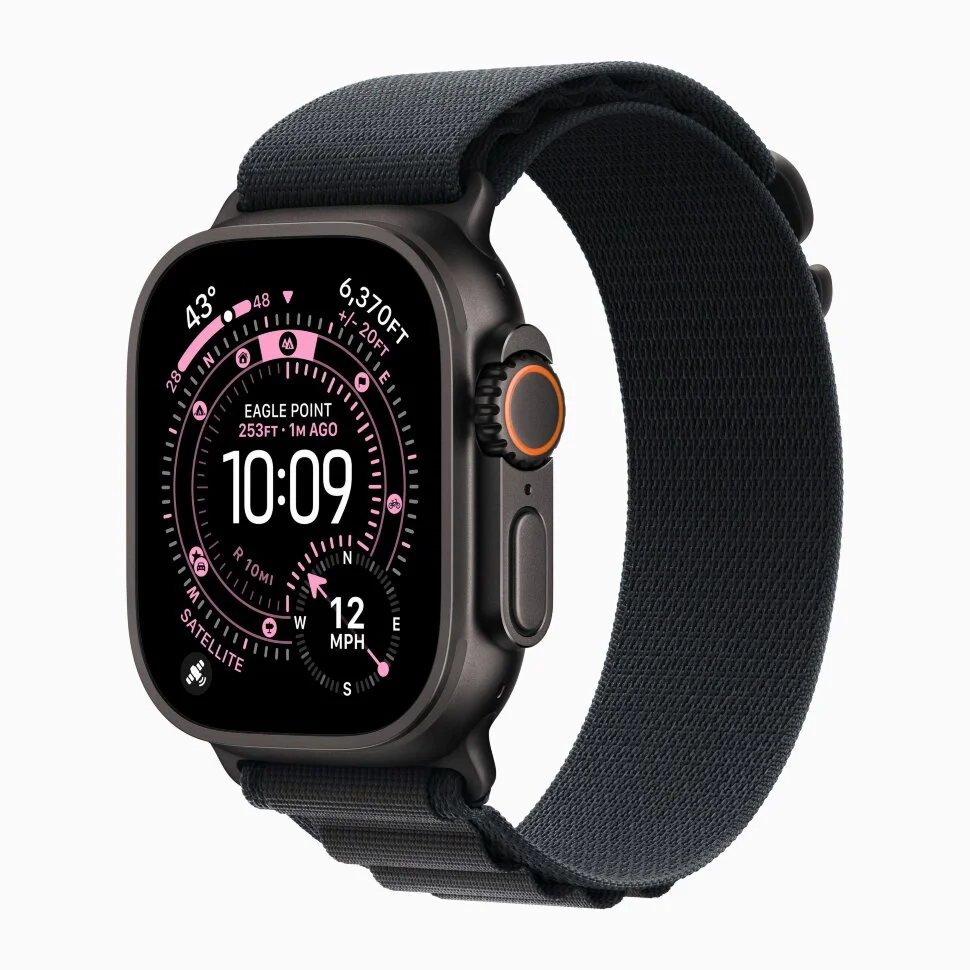 Смарт-часы Apple Watch Ultra 3, 49 мм, ремешок Alpine Loop, Чёрный титан / Black Titanium Смарт-часы Apple Watch Ultra 3, 49 мм, ремешок Alpine Loop, Чёрный титан / Black Titanium