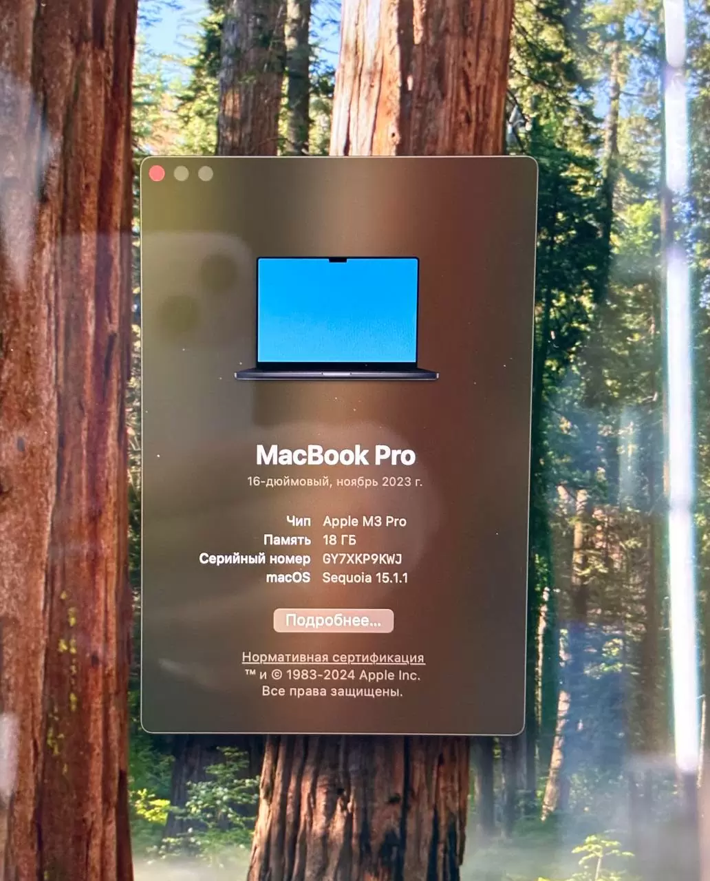 Ноутбук Apple MacBook Pro 16" 2023, (M3 Pro, RAM 18 ГБ, SSD 512 ГБ), Чёрный / 9KWJ* Ноутбук Apple MacBook Pro 16" 2023, (M3 Pro, RAM 18 ГБ, SSD 512 ГБ), Чёрный / 9KWJ*