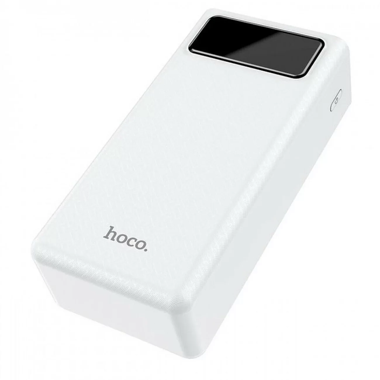 Портативный аккумулятор Hoco J65B, 50000 мА·ч, 4×USB, LED-дисплей и фонарик, белый
