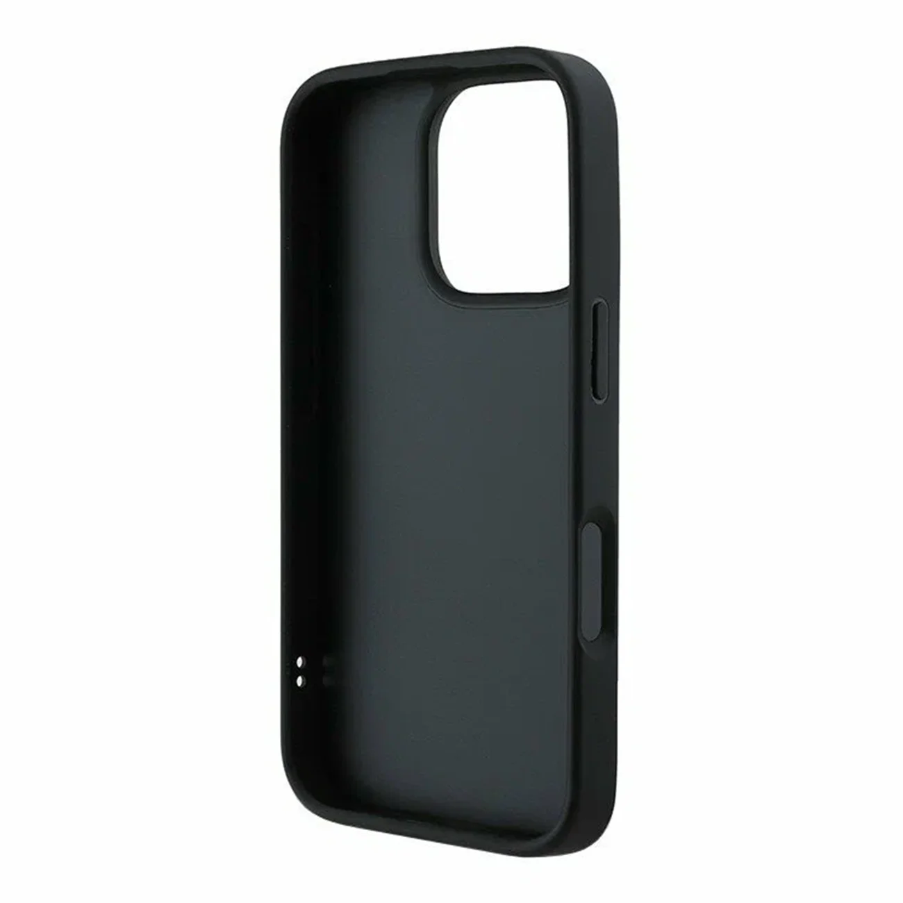 Чехол Guess PU Quilted with Script Metal Logo Hard Black для iPhone 16 Pro Чехол Guess PU Quilted with Script Metal Logo Hard Black для iPhone 16 Pro