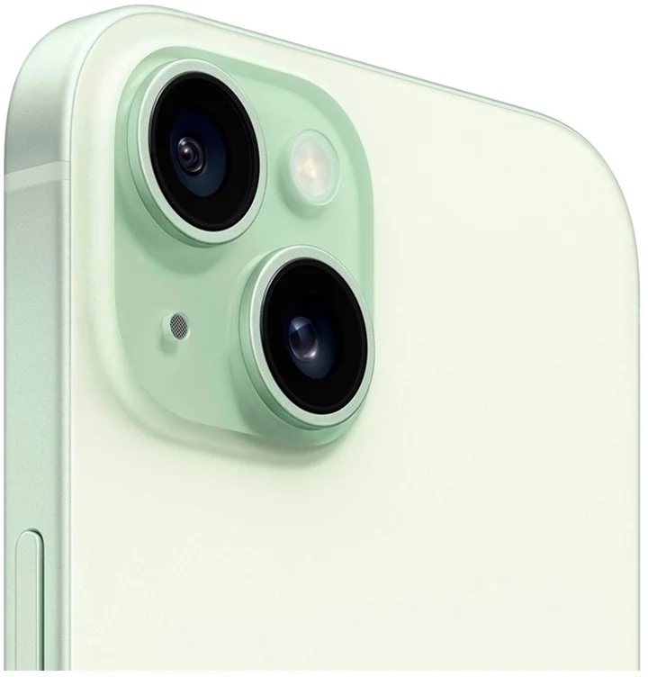 Смартфон Apple iPhone 15, Dual: nano SIM + eSIM, 128 ГБ, зеленый