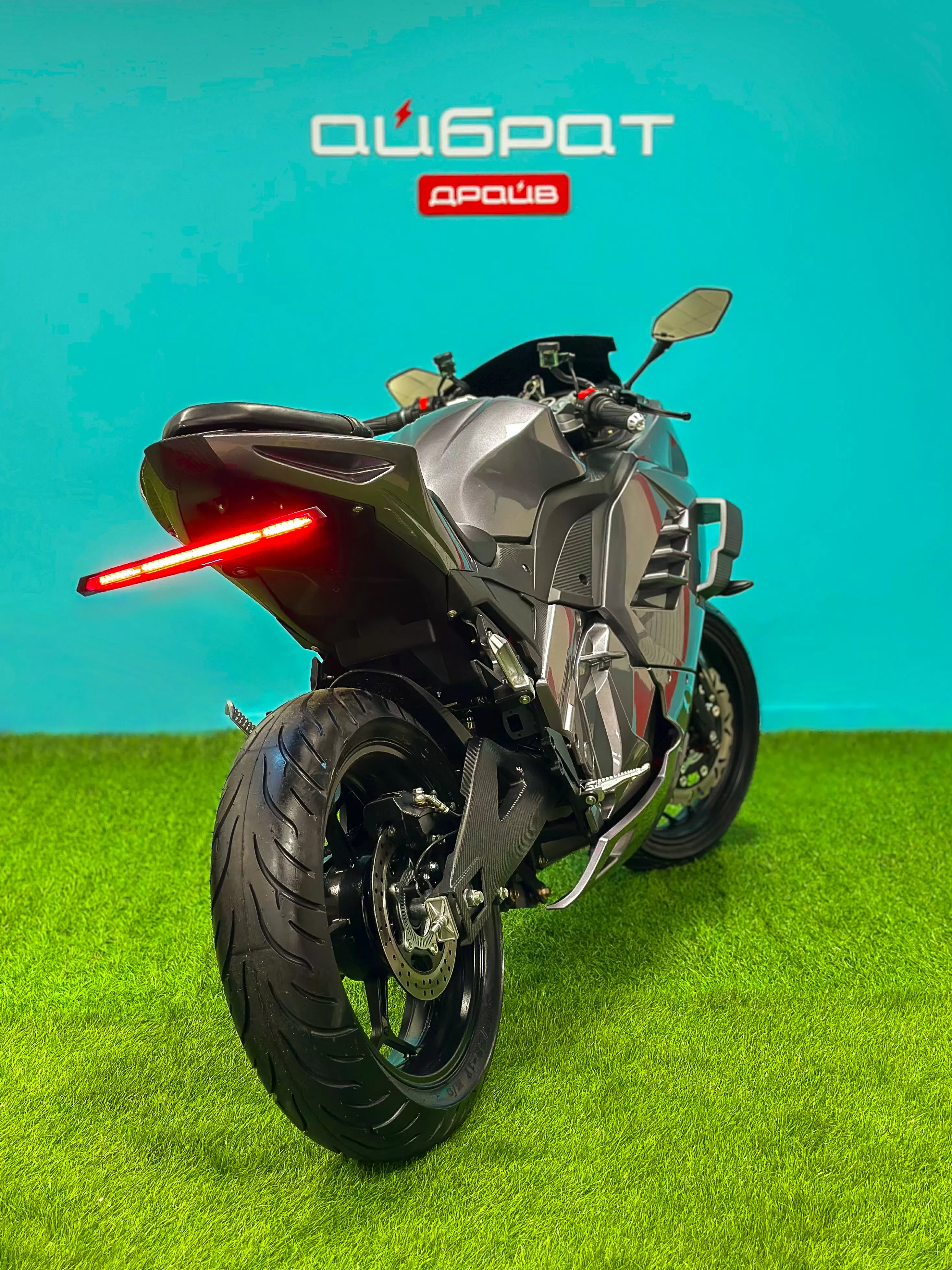 Электромотоцикл Ducati Panigale (серый)