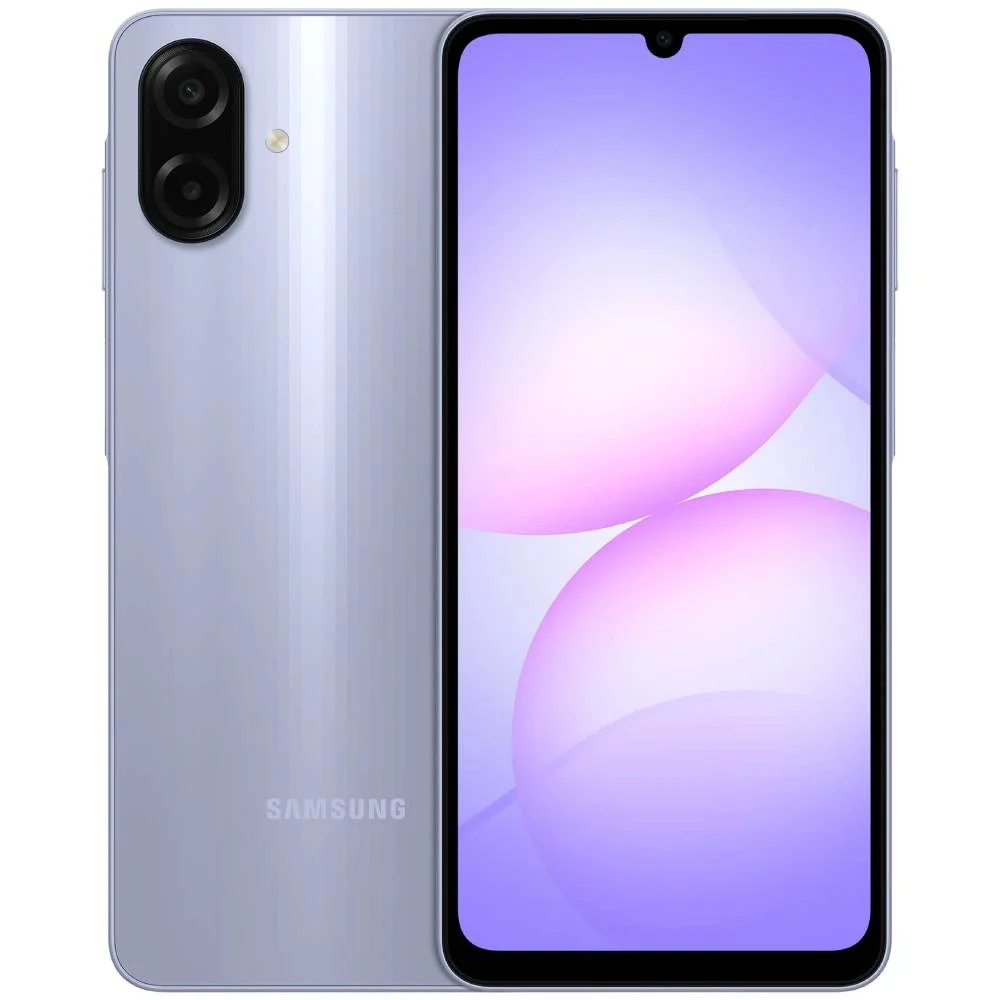 Смартфон Samsung Galaxy A07, 4/128 ГБ, Light Violet / Фиолетовый