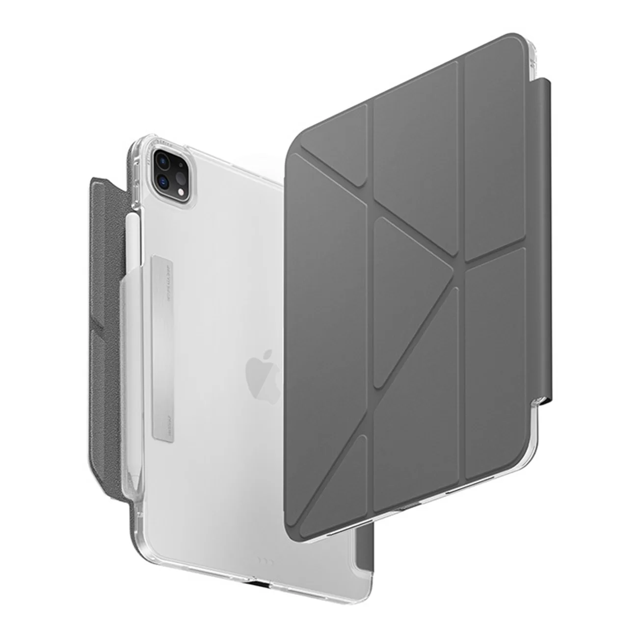 Чехол Uniq для iPad Pro 13 (2024) Camden Click Rhino Grey Чехол Uniq для iPad Pro 13 (2024) Camden Click Rhino Grey