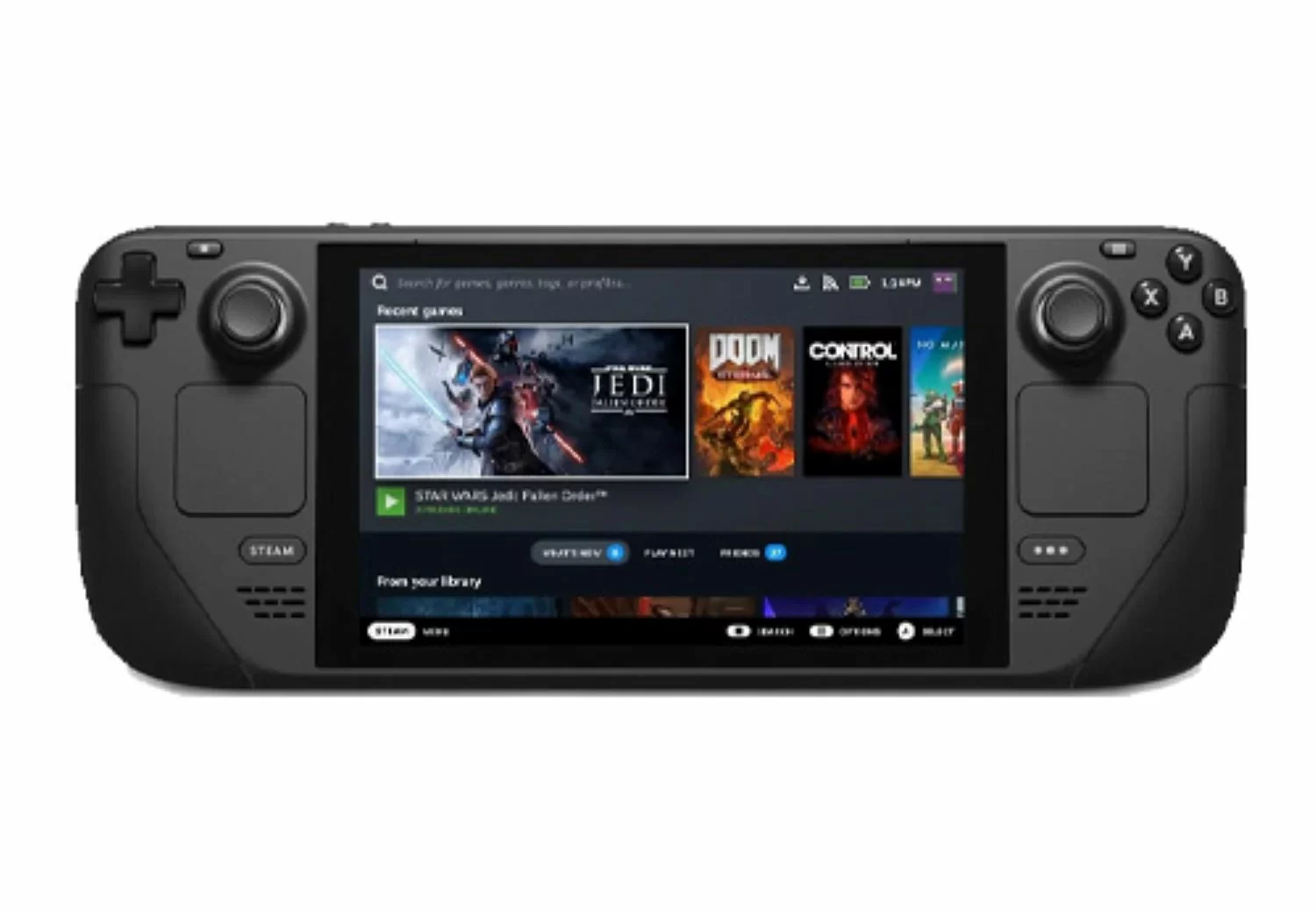 Портативная игровая консоль Valve Steam Deck 512 ГБ, черный