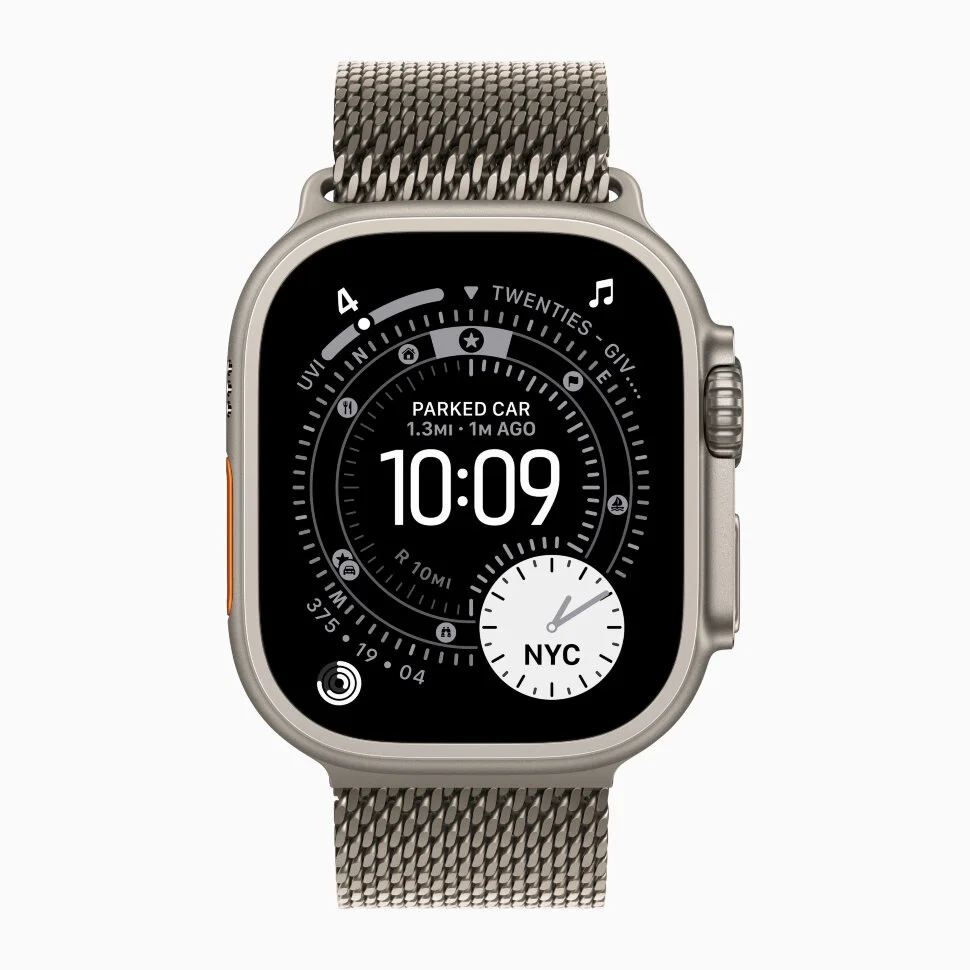 Смарт-часы Apple Watch Ultra 3, 49 мм, ремешок Titanium Milanese Loop, Натуральный титан / Natural Titanium Смарт-часы Apple Watch Ultra 3, 49 мм, ремешок Titanium Milanese Loop, Натуральный титан / Natural Titanium