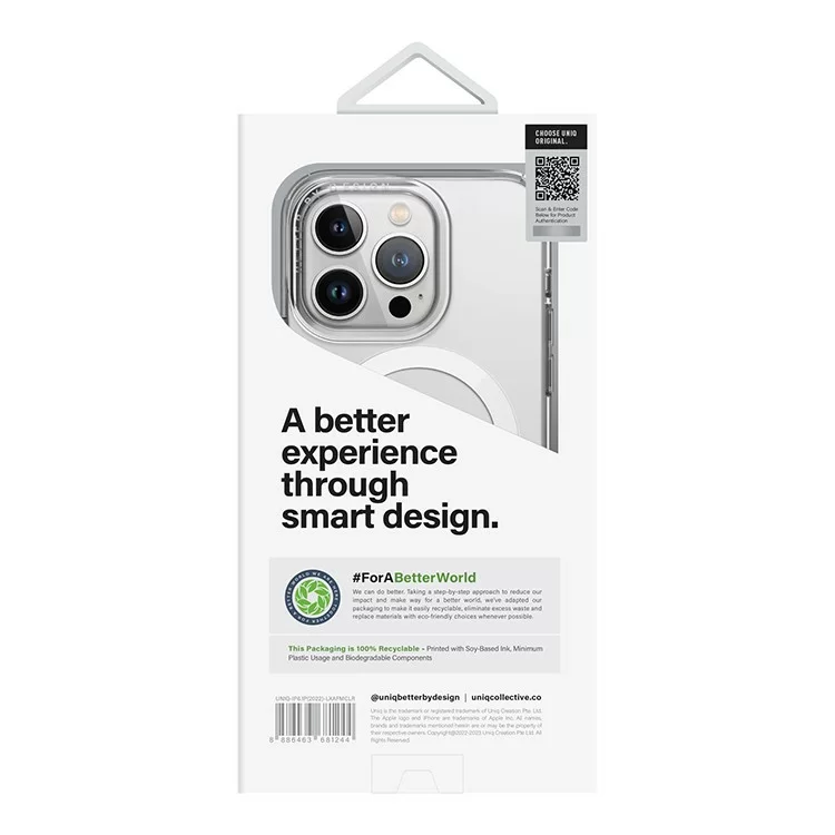 Чехол Uniq LifePro Xtreme AF для iPhone 14 Pro Max Матовый прозрачный (MagSafe) Чехол Uniq LifePro Xtreme AF для iPhone 14 Pro Max Матовый прозрачный (MagSafe)