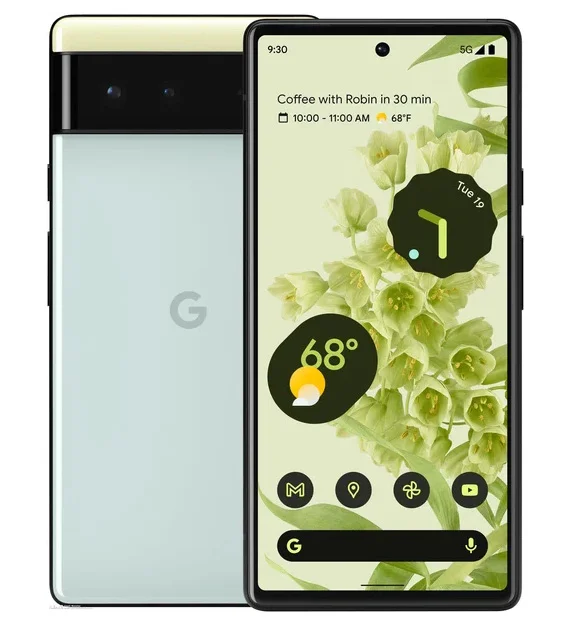Смартфон Google Pixel 6 5G 8/256 ГБ, Sorta Seafoam