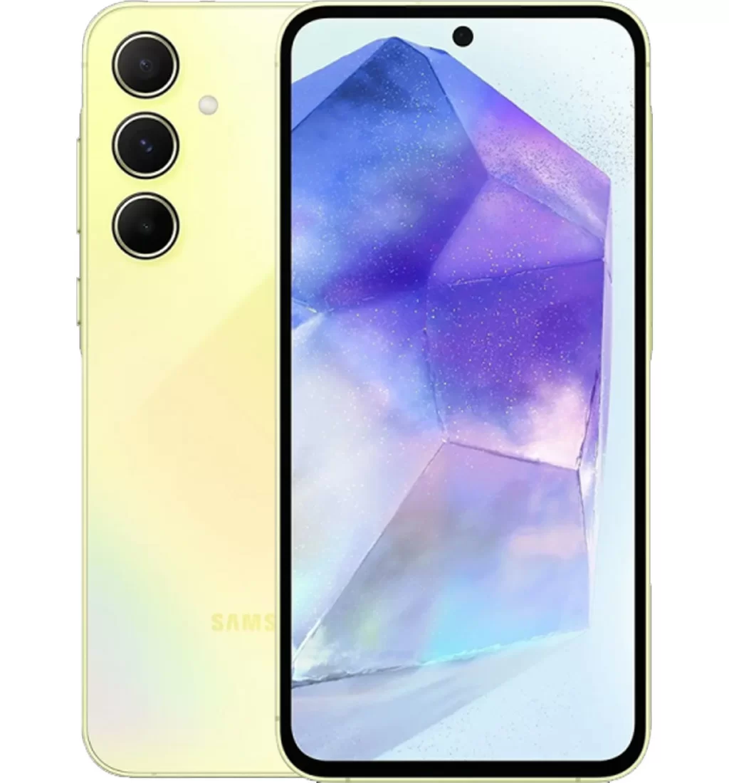 Смартфон Samsung Galaxy A55, 8/128 ГБ, жёлтый