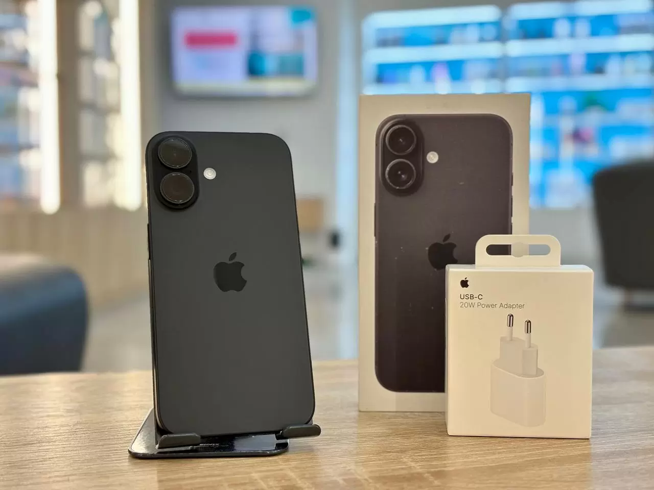 Смартфон Apple iPhone 16, Чёрный, 128 ГБ / 3429*