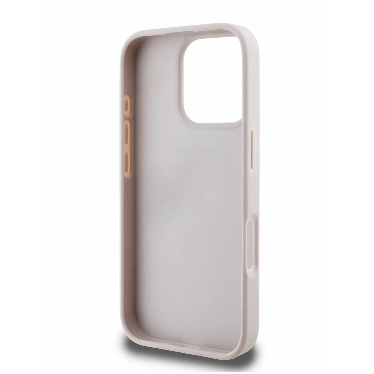 Чехол Guess PU 4G Bottom Stripe Metal Logo Hard Pink для iPhone 16 Чехол Guess PU 4G Bottom Stripe Metal Logo Hard Pink для iPhone 16
