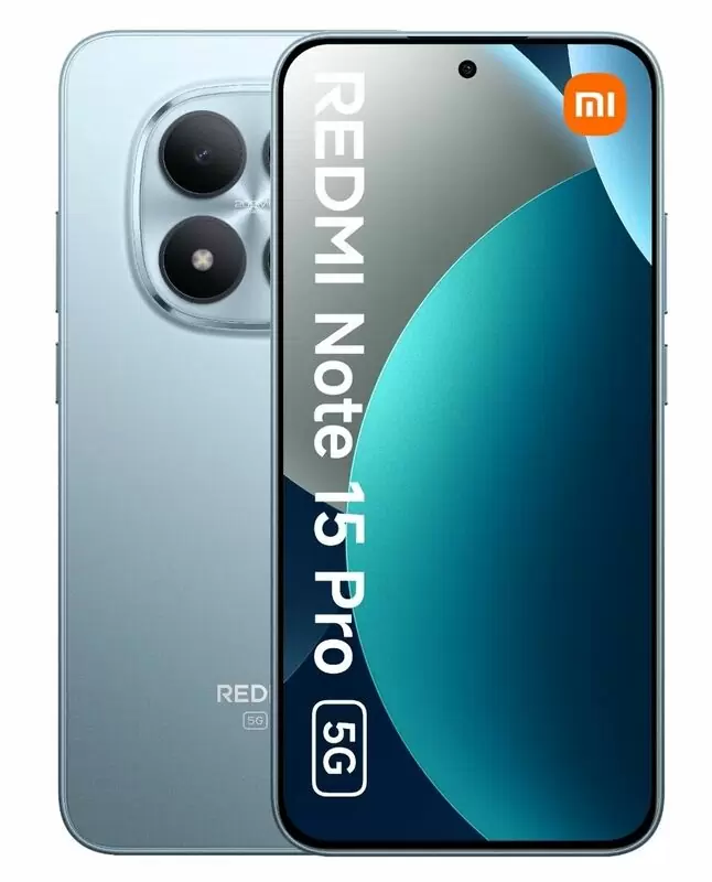 Смартфон Xiaomi Redmi Note 15 Pro 5G, 8/512 ГБ, Glacier Blue (голубой лёд)