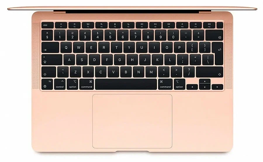Ноутбук Apple MacBook Air 13" 2020, MGND3 (M1 3.2 ГГц, RAM 8 ГБ, SSD 256 ГБ), Gold