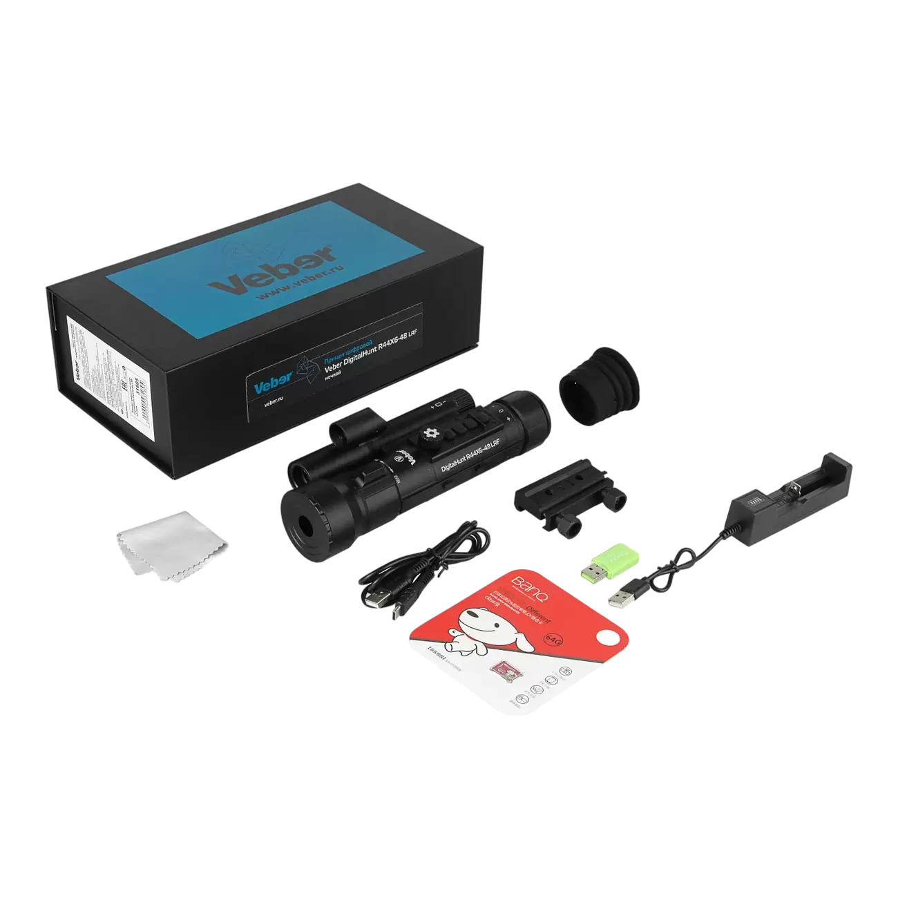 Прицел цифровой Veber DigitalHunt R44X6-48 LRF ночной Прицел цифровой Veber DigitalHunt R44X6-48 LRF ночной