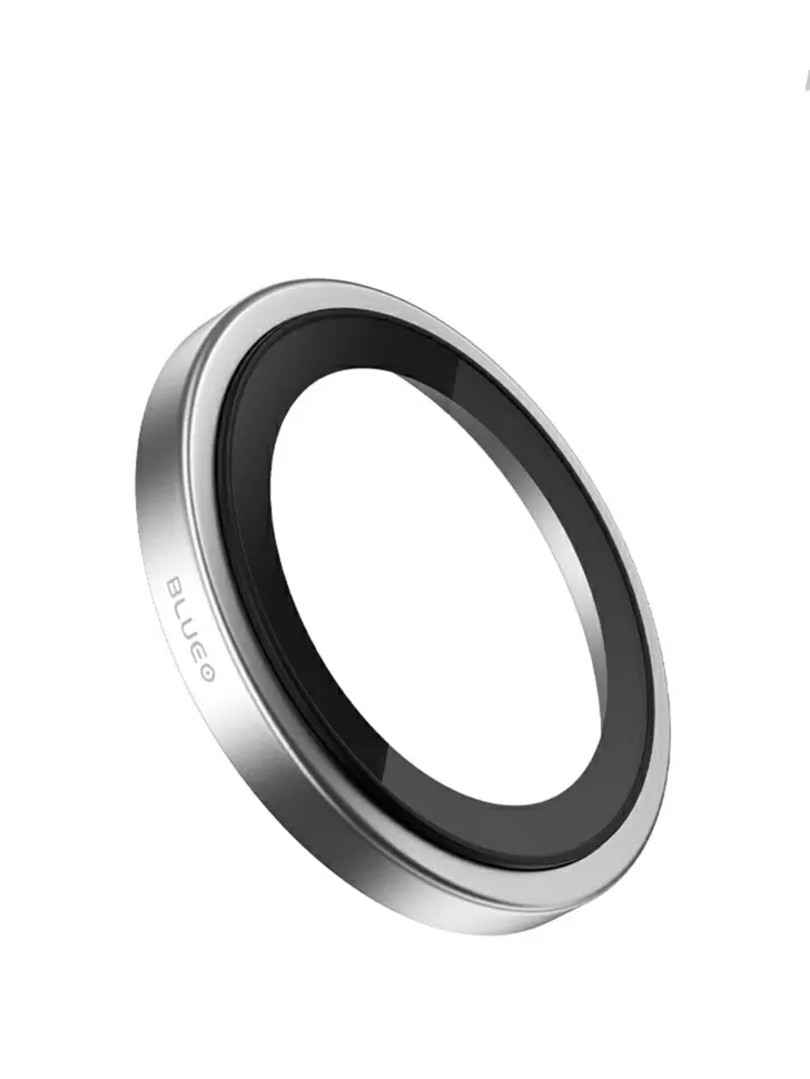 Защитное стекло на камеру BlueO для Apple iPhone 17 Pro / 17 Pro Max, Aluminium, 3 шт., Grey (серый), с аппликатором