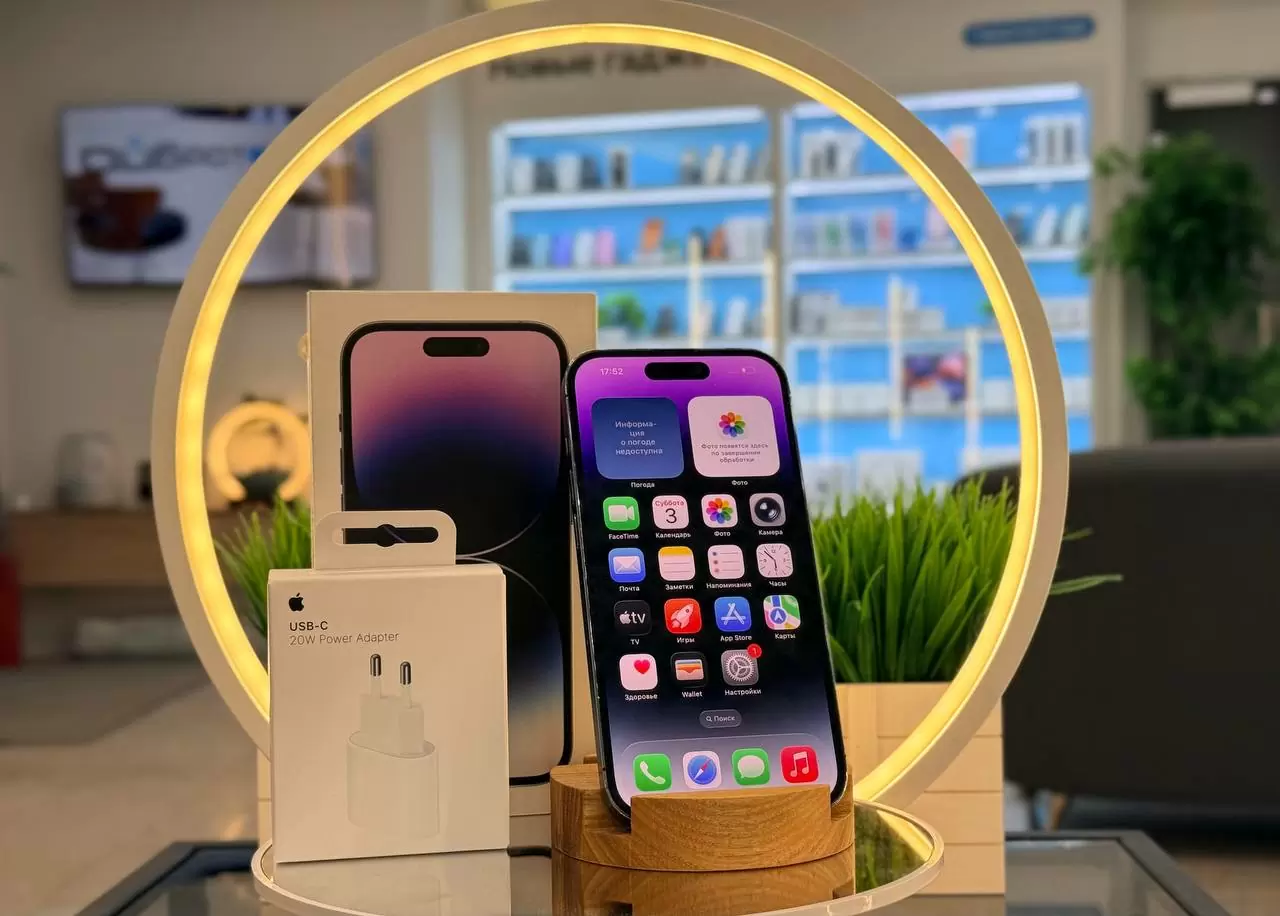 Смартфон Apple iPhone 14 Pro, Темно-фиолетовый, 256 ГБ / 9559*